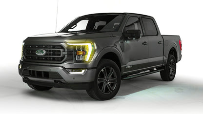 ORACLE Lighting Oracle 21-22 Ford F-150 ColorSHIFT RGB+W Headlight DRL Upgrade Kit w/ No Controller 1460-334 1460-334 Photo - Mounted
