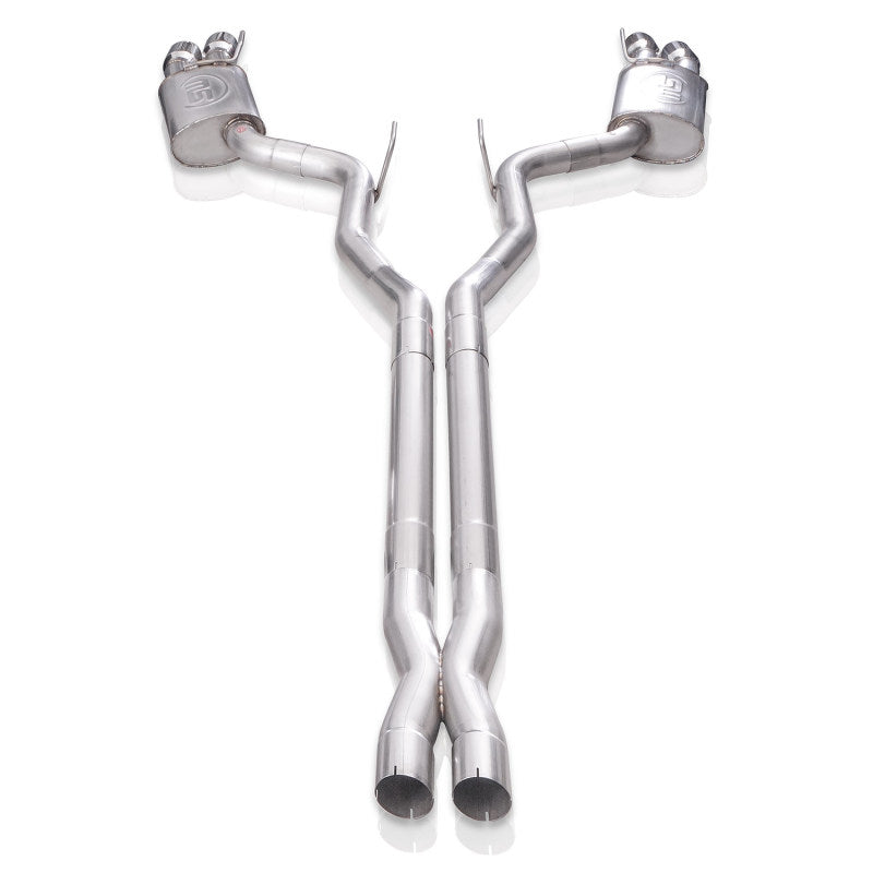 Stainless Works 18+ Ford Mustang GT Redline X-Pipe Performance Connect Cat-Back Exhaust M18CBXPC M18CBXPC Photo - Unmounted