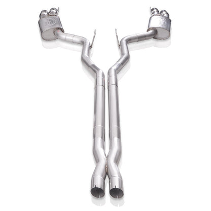 Stainless Works 18+ Ford Mustang GT Redline X-Pipe Performance Connect Cat-Back Exhaust M18CBXPC M18CBXPC Photo - Unmounted