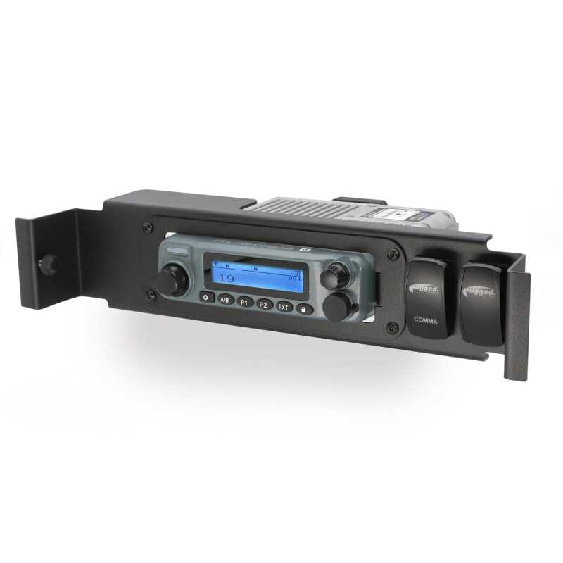 Rugged Radios Center Console Radio Mount for Ford Chevy GMC and Ram TRX Trucks Rugged Radios RDM MT-RM-CONSOLE-RDM MT-RM-CONSOLE-RDM Photo - Primary