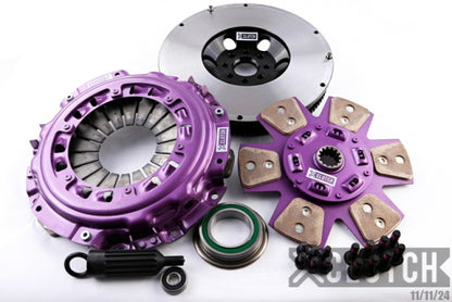 XCLUTCH 93-95 Toyota Supra Twin Turbo 3.0L Stage 2R Extra HD Sprung Ceramic Clutch Kit XKTY25502-1R XKTY25502-1R Photo - Primary