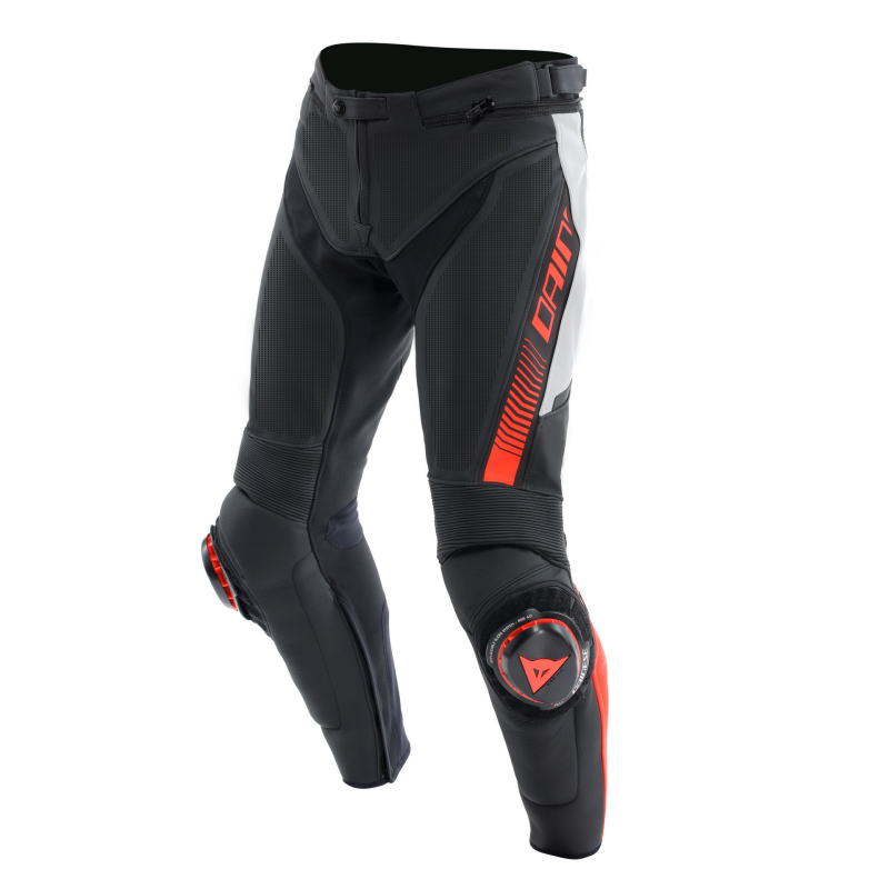 Dainese Super Speed Perforated Leather Pants Black/White/Red-Fluorescent Size - 64 2015500007-N32-64 2015500007-N32-64 User 1