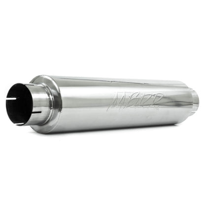 MBRP Universal Quiet Tone Muffler 4in Inlet/Outlet 24in Body 6in Dia 30in O M1004 Photo - Primary