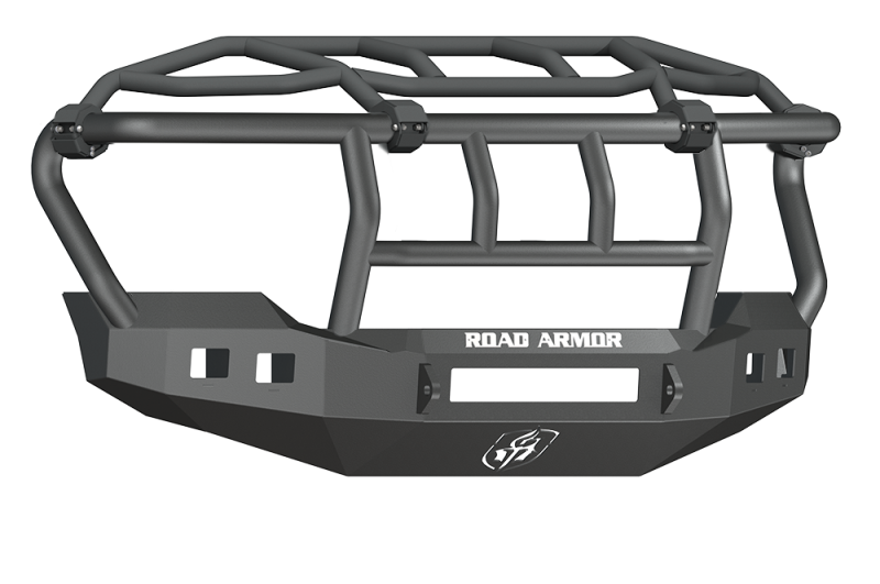 Road Armor 11-16 Ford F-250 Stealth Front Bumper w/Intimidator Guard - Tex Blk 6114R3B-NW 6114R3B-NW Photo - Primary