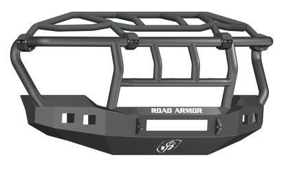 Road Armor 11-16 Ford F-250 Stealth Front Bumper w/Intimidator Guard - Tex Blk 6114R3B-NW 6114R3B-NW Photo - Primary