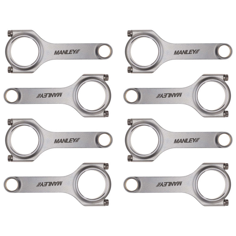 Manley Chevy Small Block LS/LT1 6.125in H Beam Connecting Rod Set w/ ARP2000 Bolts 14031-8