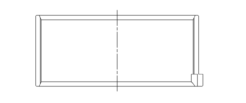 ACL Alfa Romeo 1570/1779/1962cc Race Series Connecting Rod Bearings 4B1110H-STD 4B1110H-STD Technical Drawing