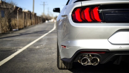Corsa Performance Corsa 2018+ Ford Mustang GT Fastback 5.0L 3in Sport Axle-Back Exhaust 21002 Photo - Mounted