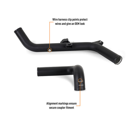 Mishimoto 2021+ Ford Bronco 2.7L High-Mount Intercooler Pipe Upgrade Kit - Wrinkle Black MMICP-BR27-21UHBK MMICP-BR27-21UHBK User 6