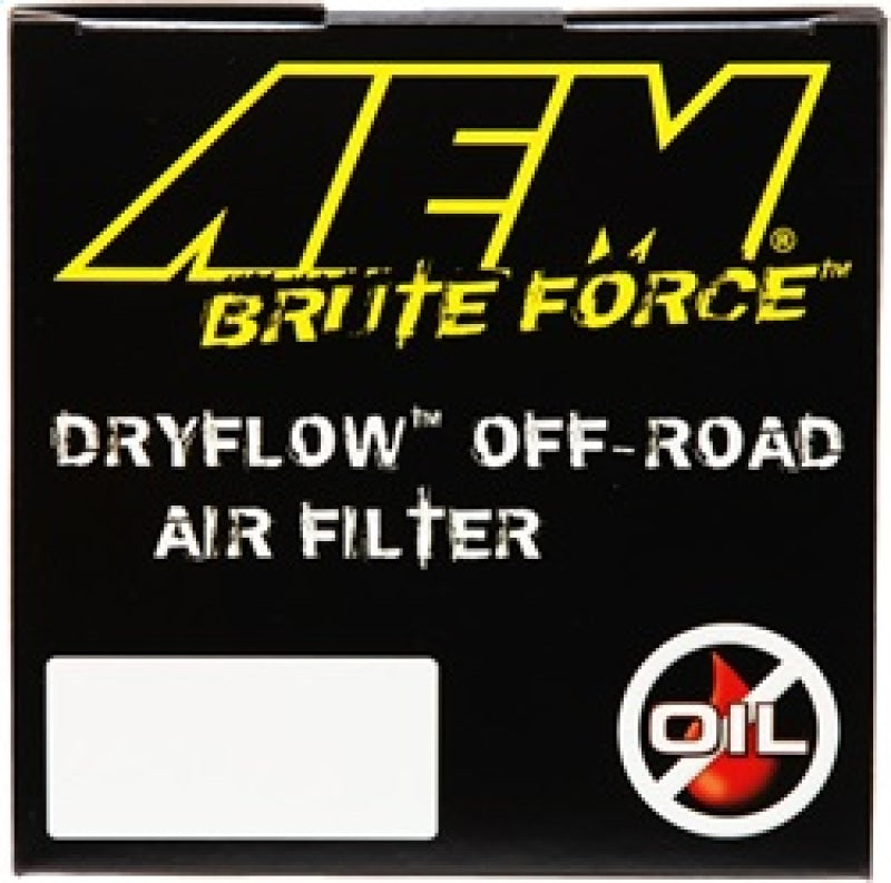 AEM Induction AEM Dryflow 3.5in. X 7in. Round Tapered Air Filter 21-2047BF 21-2047BF Photo - in package