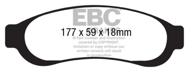 EBC Disc Brake Pad Set UD1067 Photo - Primary