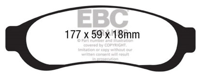 EBC Disc Brake Pad Set DP41779R Photo - Primary