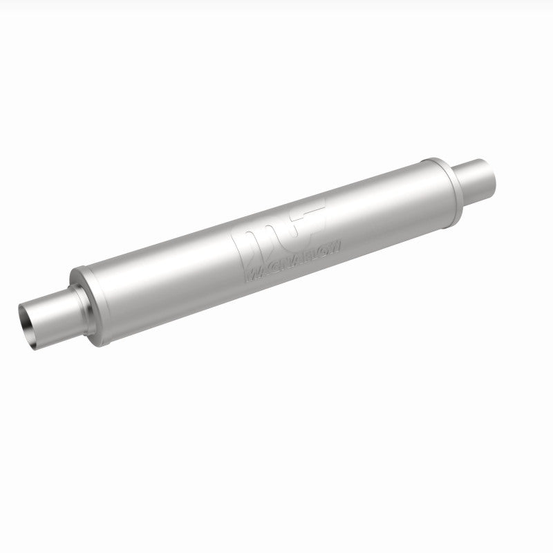 MagnaFlow 4" Round Center/Center Straight Through Performance Muffler 10435 360 Degree Image Set