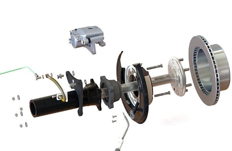 Pedders 05-20 Toyota Tacoma Rear Brake Conversion Kit w/ 6 Lug Rear ped-PBCK006 ped-PBCK006 Photo - Primary