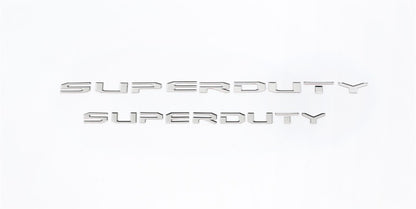 Putco Ford Super Duty Letters (Stamped/Stainless Steel) Tailgate/Back 55552FD Photo - Primary