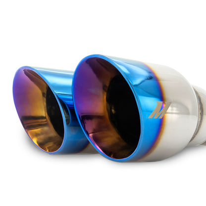 Mishimoto Dual Offset Tips 2.5in Inlet 3in Outlet Slash Cut - Burnt MMEXH-TIP-FSTBT MMEXH-TIP-FSTBT User 1