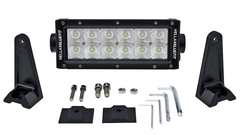 Hella ValueFit Sport Light Bar 12 LED / 8" - Flood Beam 357208001 Photo - out of package