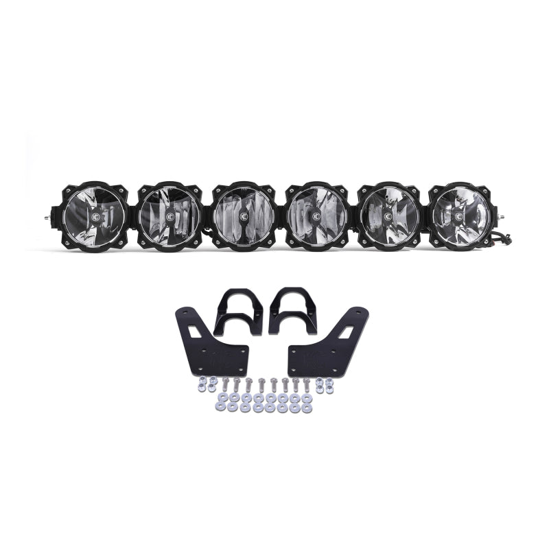KC HiLiTES Yamaha YXZ1000R 39in. Pro6 Gravity LED 6-Light 120w Combo Beam Overhead Light Bar System 91310 91310 Photo - Primary