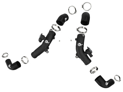 aFe 2022 Toyota Tundra V6-3.5L (tt) BladeRunner 2.5in Aluminum Hot Charge Pipe - Black 46-20568-B 46-20568-B Photo - Unmounted