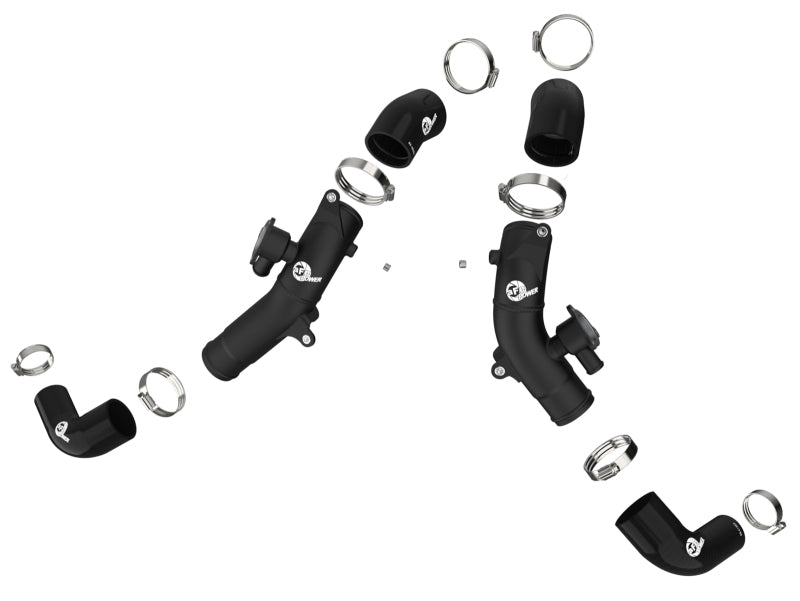 aFe 2022 Toyota Tundra V6-3.5L (tt) BladeRunner 2.5in Aluminum Hot Charge Pipe - Black 46-20568-B 46-20568-B Photo - Unmounted