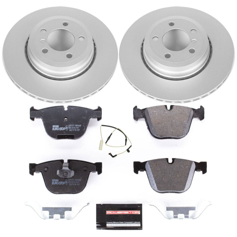 PowerStop Power Stop 06-08 BMW 750i Rear Euro-Stop Brake Kit ESK5283 ESK5283 Photo - Primary