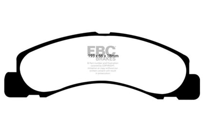 EBC Disc Brake Pad Set DP61308 Photo - Primary