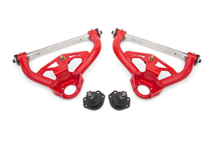 BMR Suspension BMR 78-87 GM G-Body Non-Adjustable Upper A-Arms Delrin 0.5in Tall Ball Joint - Red AAU462R AAU462R Photo - Primary