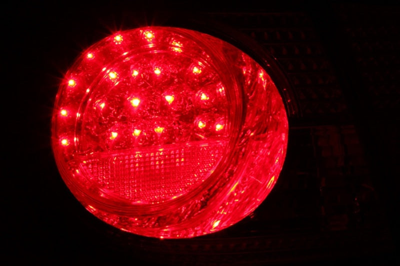 Anzo 2003-2008 Toyota Corolla LED Tail lights Red Clear 4pc 321190 Photo - Unmounted