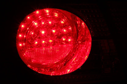 Anzo 2003-2008 Toyota Corolla LED Tail lights Red Clear 4pc 321190 Photo - Unmounted