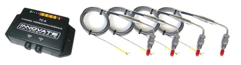 Innovate Motorsports TC-4 PLUS 4-Channel EGT Kit (Incl. TC-4 PLUS, 4 Type-K EGT Probes) 3895 Photo - Primary