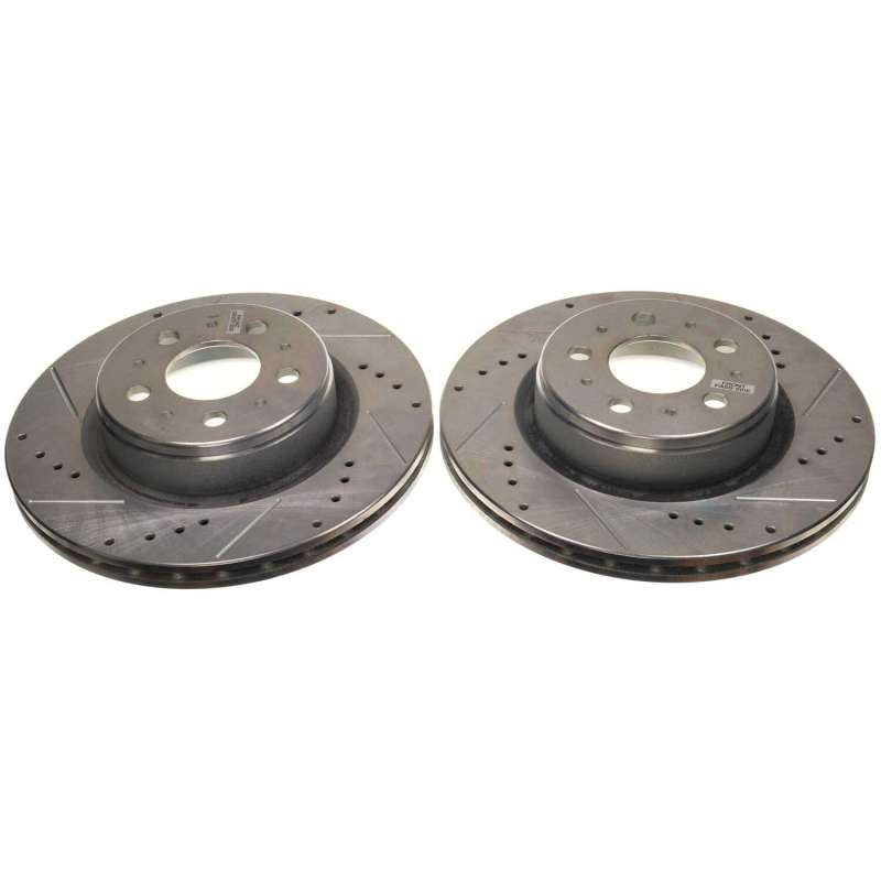 PowerStop Power Stop 17-21 Tesla 3 Front Drilled & Slotted Rotor (Pair) AR84006XPR