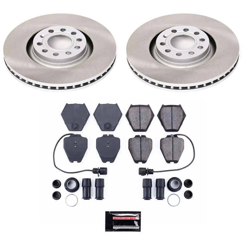 PowerStop Power Stop 00-02 Audi S4 Front Semi-Coated Rotor Kit SC886 SC886 Photo - Primary