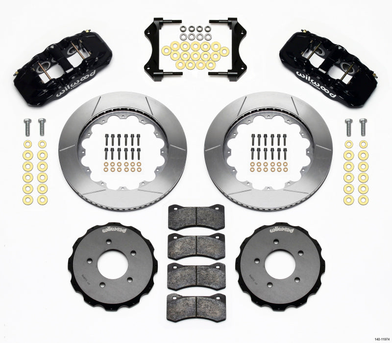 Wilwood AERO6 Front Hat Kit 14.00 99-06 BMW E46 140-11974 140-11974 Photo - Primary
