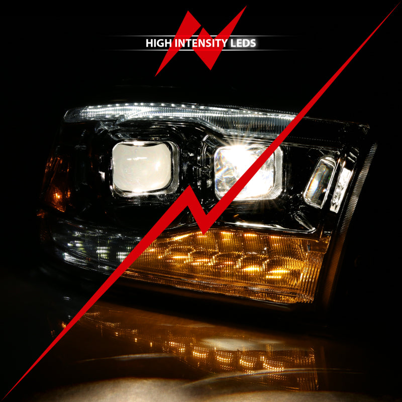 ANZO 2009-2018 Dodge Ram 1500 Projector H.L. Switchback Black Amber 111441 111441 Photo - Unmounted