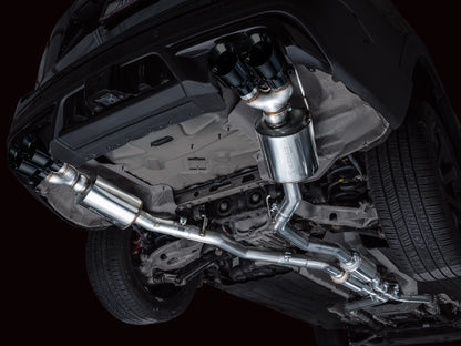 AWE Tuning 2020+ Ford Explorer ST Touring Edition Exhaust w/ Diamond Black Tips 3015-43625 3015-43625 Photo - Mounted