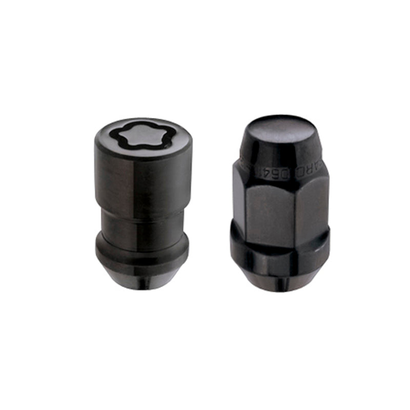 McGard 5 Lug Hex Install Kit w/Locks (Cone Seat Nut / Bulge) 1/2-20 / 3/4 Hex / 1.45in. L - Black 84551 84551 Photo - Primary