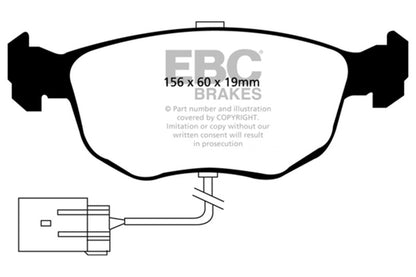EBC Disc Brake Pad Set UD762 Photo - Primary