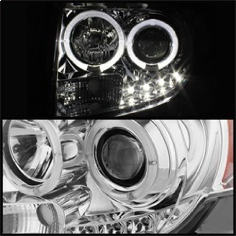 Spyder Ford Escape 08-12 Projector Headlights Halogen Model Only - DRL Chrome PRO-YD-FES08-DRL-C 5074232 5074232 Photo - Unmounted