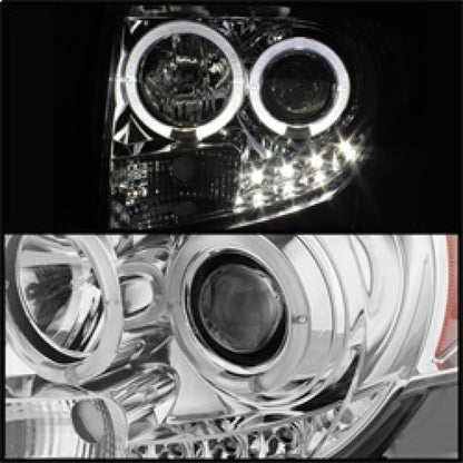 Spyder Ford Escape 08-12 Projector Headlights Halogen Model Only - DRL Chrome PRO-YD-FES08-DRL-C 5074232 5074232 Photo - Unmounted