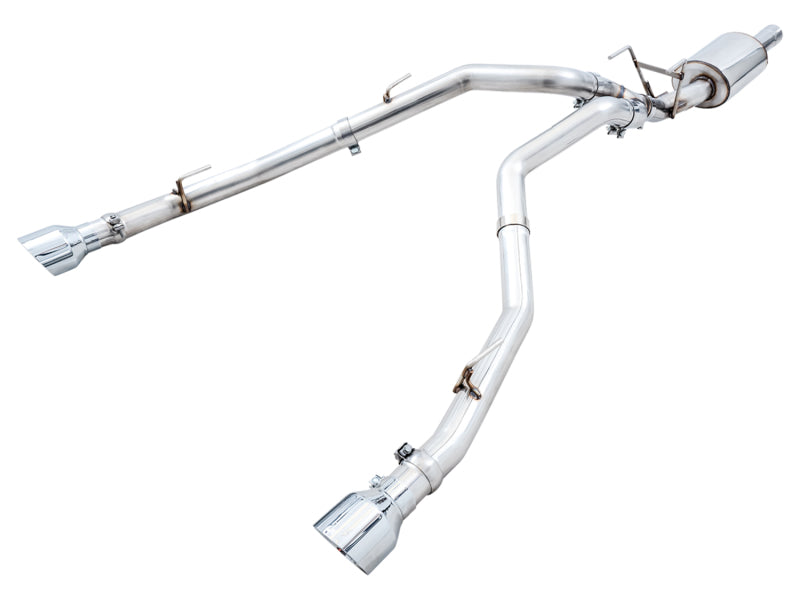 AWE Tuning 09-18 RAM 1500 5.7L (w/Cutouts) 0FG Dual Rear Exit Cat-Back Exhaust - Chrome Silver Tips 3015-32002 3015-32002 Photo - Primary