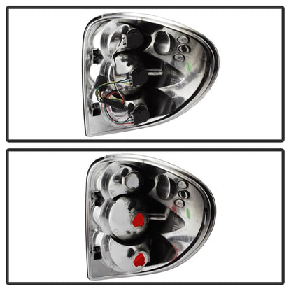 Spyder Dodge Caravan/Grand Caravan 01-07 Euro Style Tail Lights Black ALT-YD-DC01-BK 5002211 5002211 Photo - Unmounted