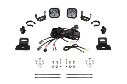 Diode Dynamics Can-Am Maverick X3 SS3 17-24 Stage Series Ditch Light Kit - Sport White Combo DD7864 DD7864 Photo - Primary
