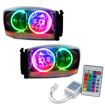 ORACLE Lighting Oracle 06 Dodge Ram SMD HL - Black - ColorSHIFT w/ Simple Controller 7033-504 7033-504 Photo - Primary