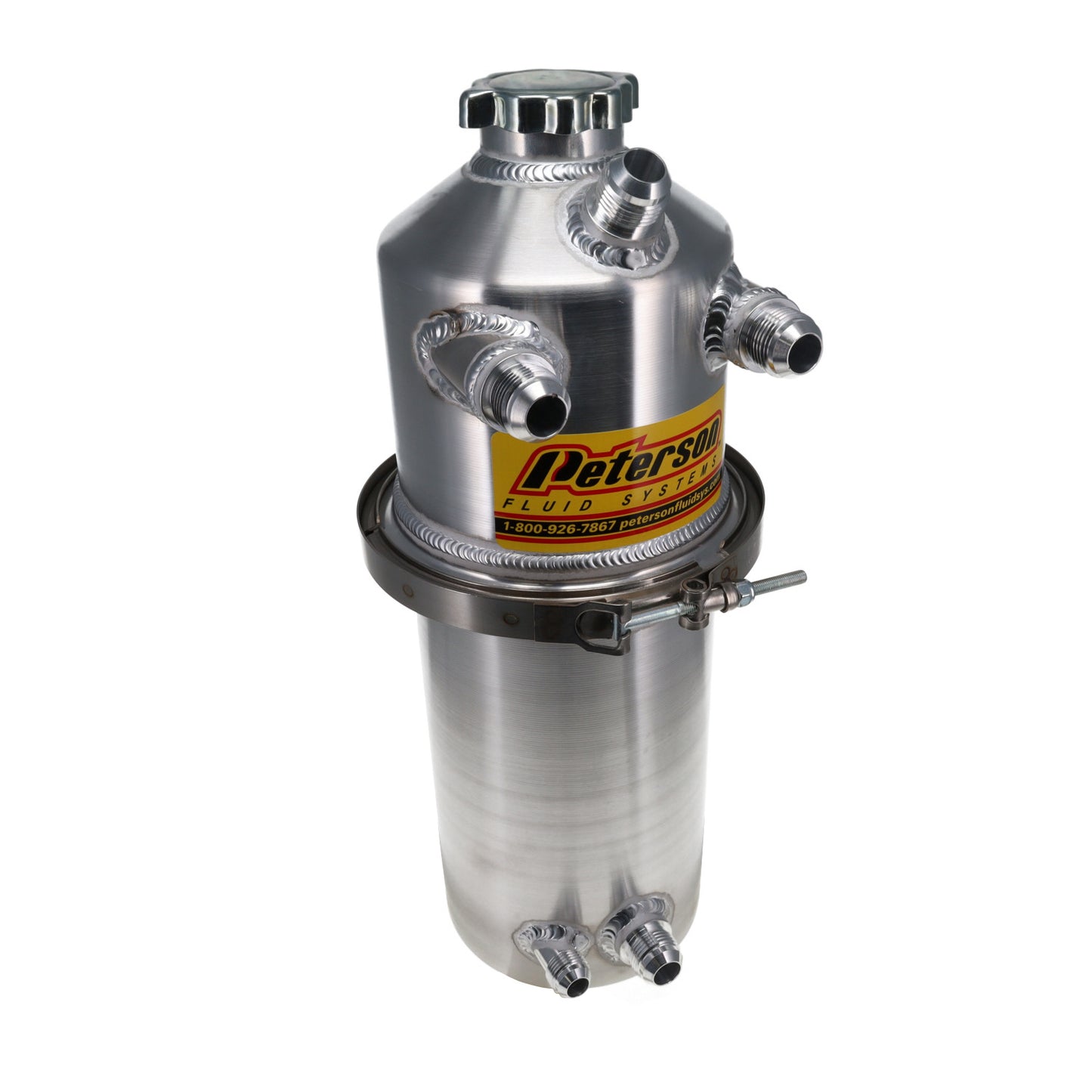 Peterson Fluid Systems Oil Tank 2 Gallon Dual In Male 08-0026