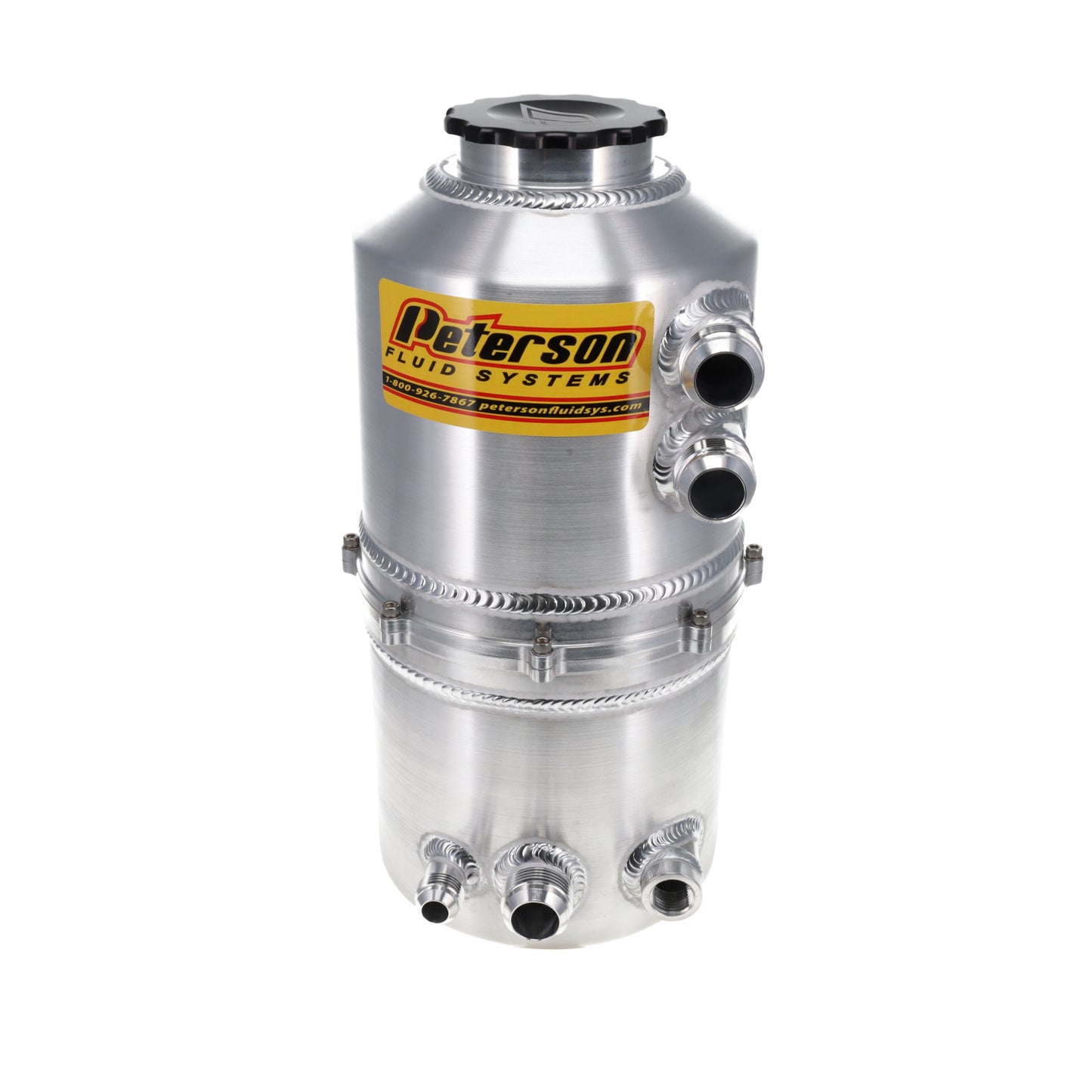Peterson Fluid Systems Tank Drag 2.3 Gallon -16AN Dual Return 08-0786