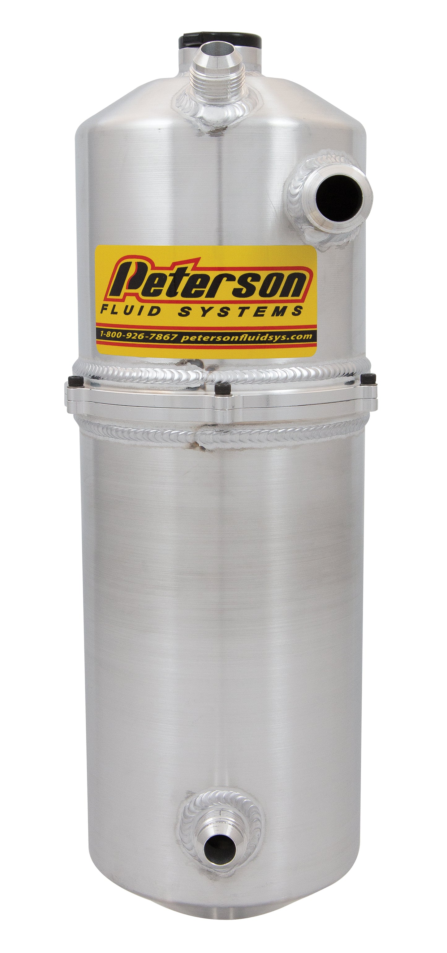 Peterson Fluid Systems Oil Tank L/W 2Pc 2 Gallon Single Return 08-0825