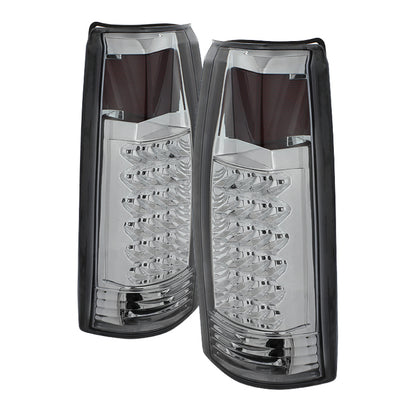 SPYDER Xtune Yukon Denali 99-00 LED Tail Lights Chrome ALT-JH-CCK88-LED-C 9022432 9022432 Photo - Primary