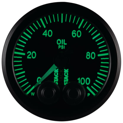 Autometer Gauge OilP Pro-Cntrl 52mm Blk 100psi ST3502 User 7