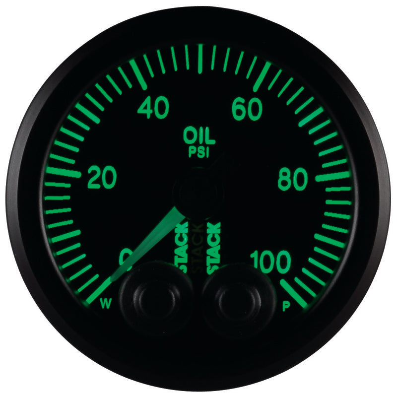 Autometer Gauge OilP Pro-Cntrl 52mm Blk 100psi ST3502 User 7