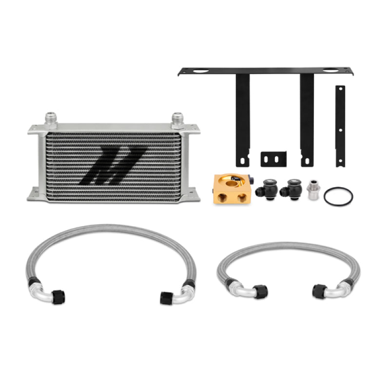 Mishimoto Thermostatic Oil Cooler Kit - Silver 10-12 Hyundai Genesis Coupe 2.0T MMOC-GEN4-10T Photo - Primary